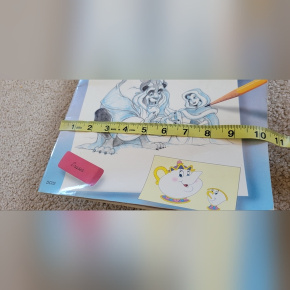 Vintage Walter Foster Disney's How to Draw Beauty and the Beast (1993, Trade Pap - Picture 12 of 12